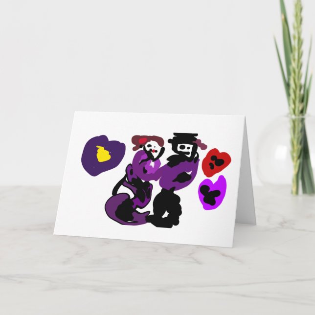 Carte Danse de balle violette (Devant)