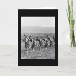 Carte Danse de guerre des Maoris 1917