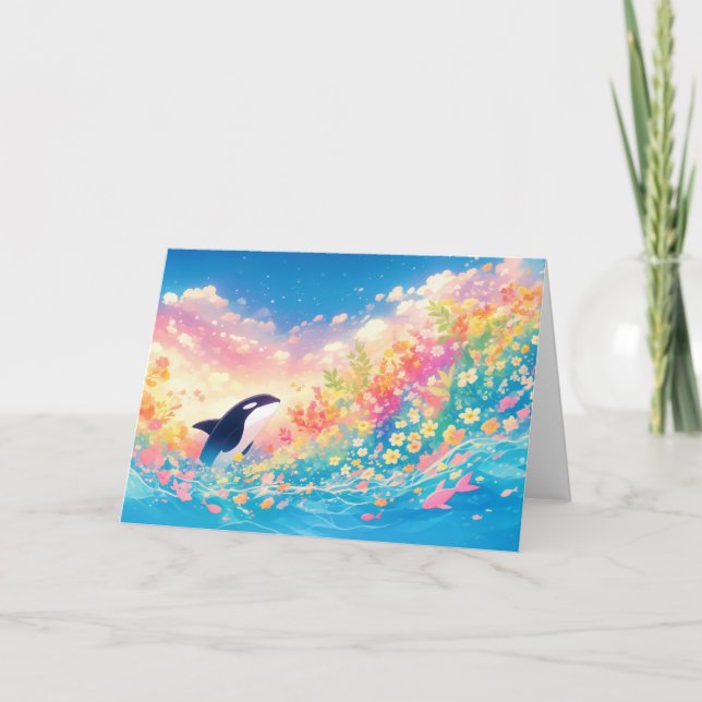 Carte Danse de l'Orque dans les Eaux Lumineuses (Devant)