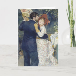 Carte Danse de Pays - Renoir Impressionniste peinture