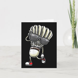 Carte Danse de volant de badminton 