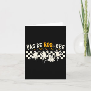 Carte Danse d'Halloween Pas De Boo-rée Ghost Ballet
