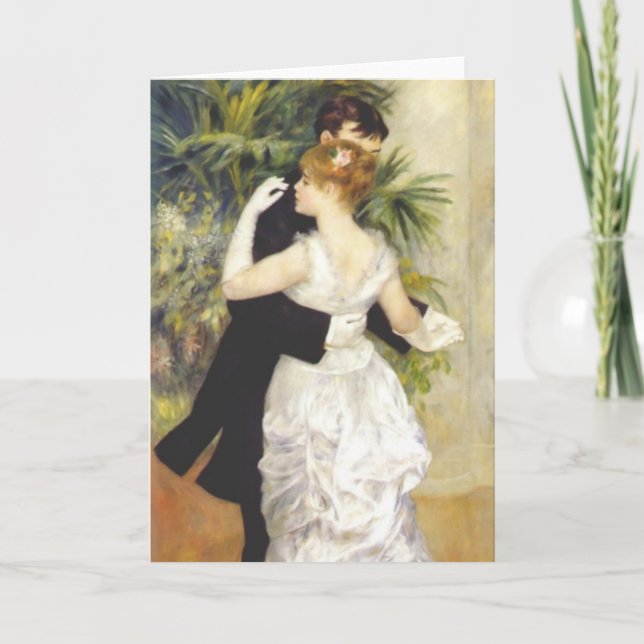 Carte Danse en ville par Renoir (Devant)