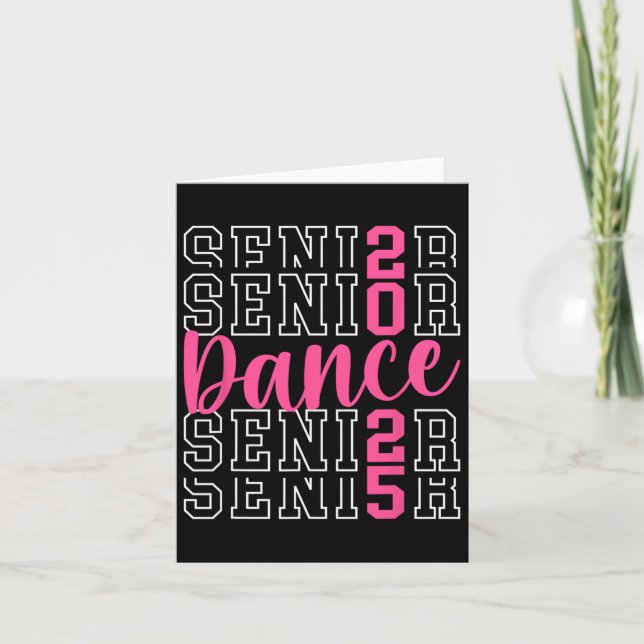 Carte Danse Mignonne Terminale 2025 Cl De 2025 Danseuse  (Devant)