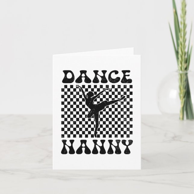 Carte Danse Nanny Dance Lover Fête des mères (Devant)