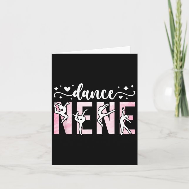 Carte Danse Nene D'Une Danse Nene Danser Nene (Devant)