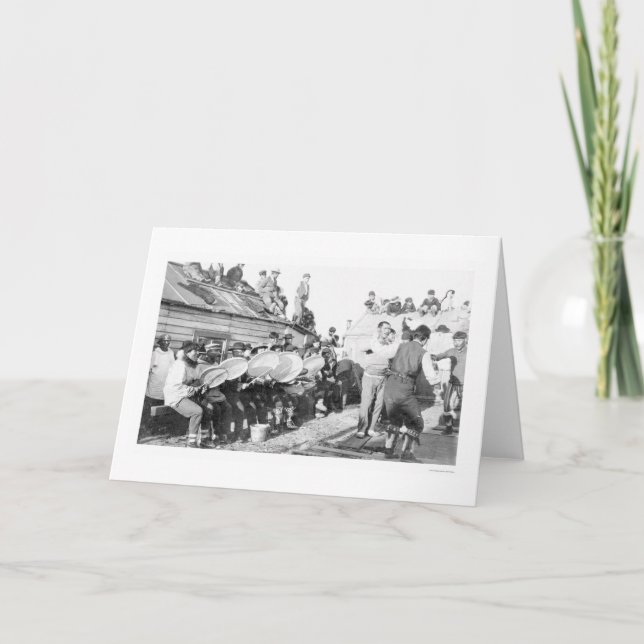 Carte Danse Nome Alaska 1910 (Devant)