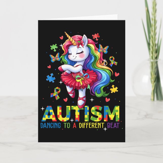 Carte Danse Pour Être Une Licorne Au Rythme Différent Se (Devant)