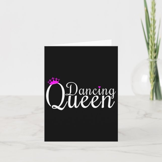 Carte Danse Queen Dance Danser Danser Danser Danser Cade (Devant)