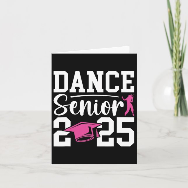 Carte Danse Senior 2025 Cl Of 2025 Senior Dancer (Devant)
