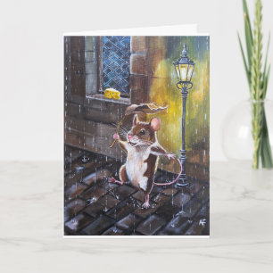 Carte Danse sous la pluie Peinture d'Alfred Fox