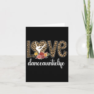 Carte Danse Tante Vie Tante D'Une Danse Fière Danser Un