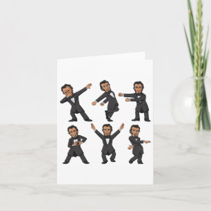 Carte Danser Abraham Lincoln 4 juillet Garçons Filles En