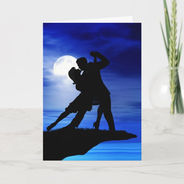 CARTE DANSER AU CLAIR DE LUNE (Devant)