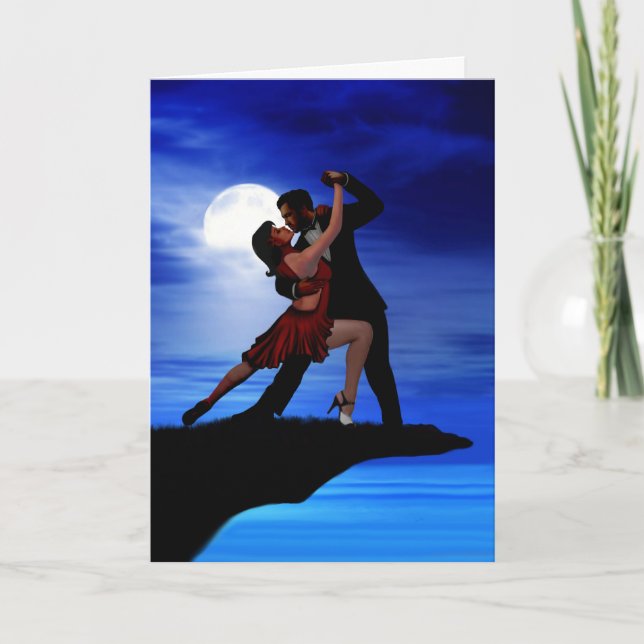 CARTE DANSER AU CLAIR DE LUNE (Devant)