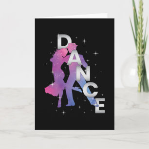 Carte Danser Dancing Party Sport Musique Danseuse Idée c