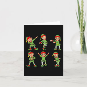 Carte Danser Elf Dance Challenge Garçons Filles Enfants