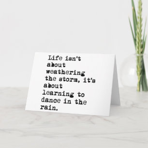 Carte Danser sous la pluie