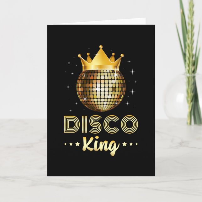Carte Danses Dancing Disco King Dancer Party (Devant)