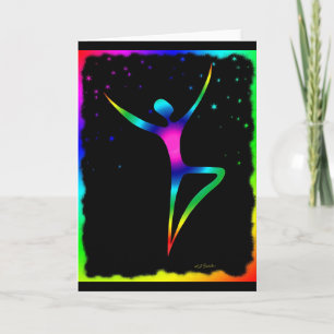 Carte Danseur 1 d'arc-en-ciel