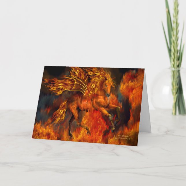 Carte Danseur ArtCard du feu (Devant)