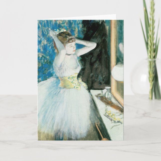 Carte Danseur dans sa salle d'habillage | Edgar Degas (Devant)