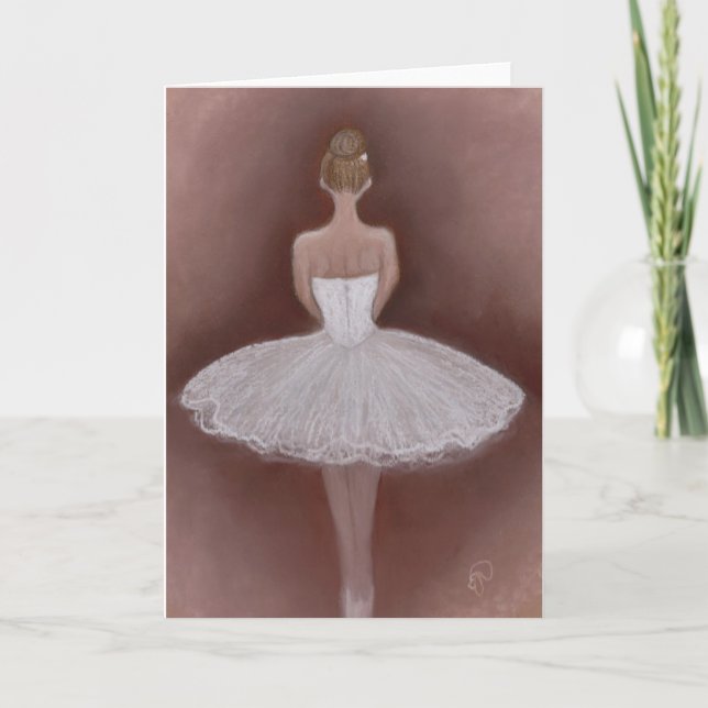 Carte Danseur de ballet en tutu (Devant)
