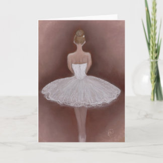 Carte Danseur de ballet en tutu
