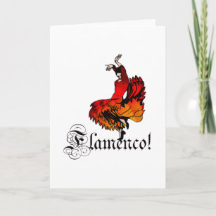Carte Danseur de flamenco