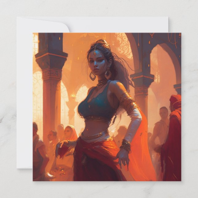 Carte Danseur du ventre envoûtant (Devant)