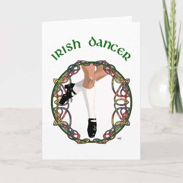 Carte Danseur irlandais chaussure dure (Devant)