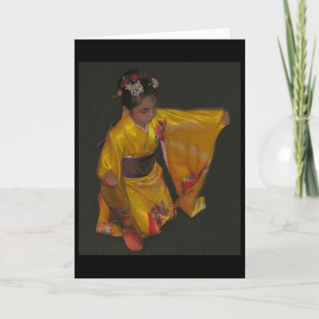Carte Danseur japonais 4 (Devant)