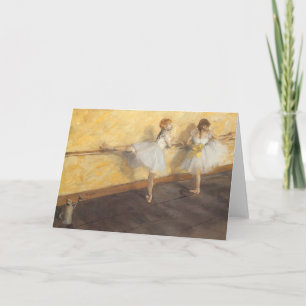 Carte Danseurs au Bar par Edgar Degas, Ballet Vintage