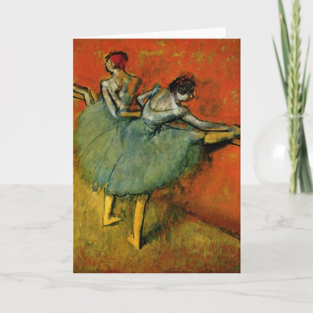 Carte Danseurs au Barre - Edgar Degas - 1888 (Devant)