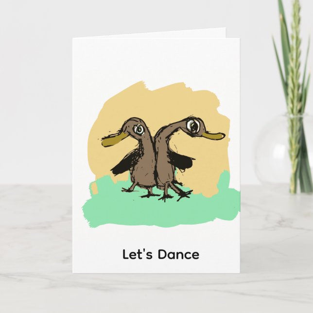 Carte Danseurs de canards (Devant)