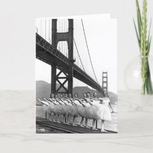 Carte Danseurs de golden gate bridge