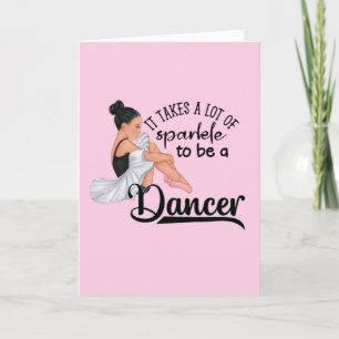Carte Danseurs Étincelle Félicitations 