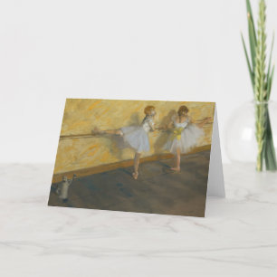 Carte Danseurs Pratiquer au Barre - Edgar Degas