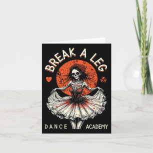 Carte Danseuse de ballet Zombie Ballerine Académie de da