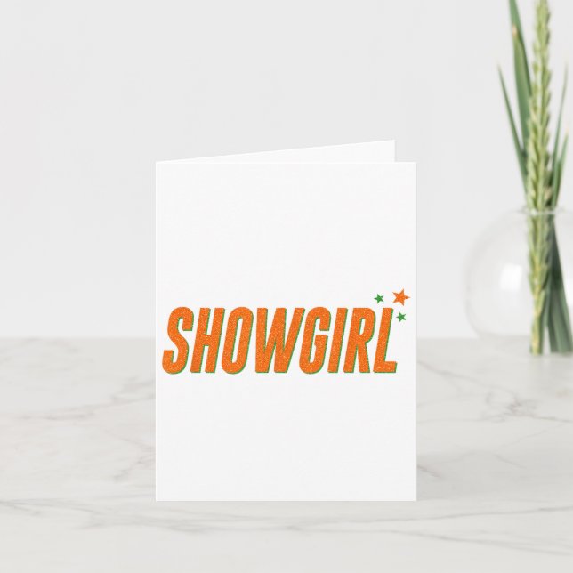 Carte Danseuse Nouvel Ère Vibes Tenue Graphique Esthétiq (Devant)