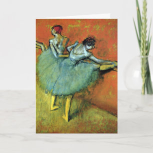 Carte Danseuses au bar par Edgar Degas, Ballet Vintage