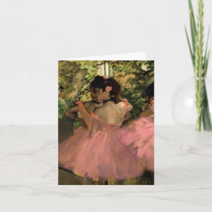 Carte Danseuses en rose