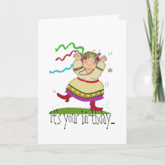 Carte Dansez un petit anniversaire