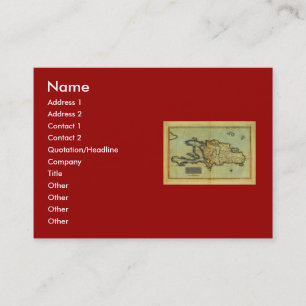 Carte d'antiquaire du classique 1823 de Hispaniola