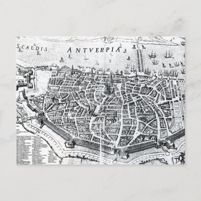 Carte d'Anvers (Devant)