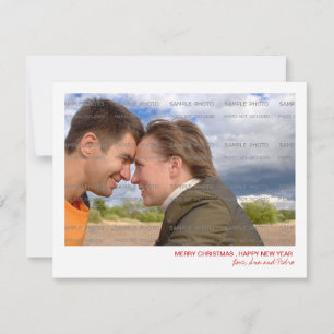 Carte d'appartement de Noël