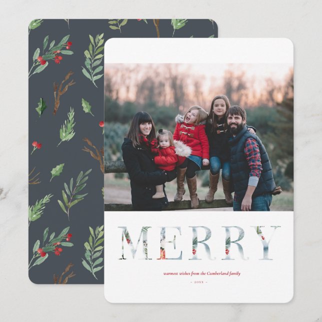 Carte d'appartement Wintry Wonderland (Devant / Derrière)