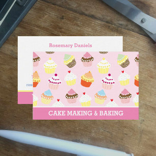 Carte d'appel à la cuisson et à la gâteau.