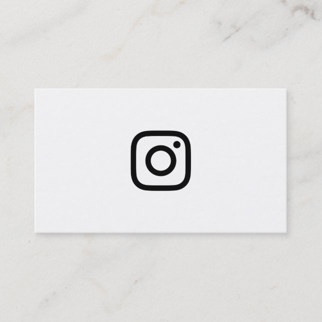 Carte D'appel abonnés instagram (Devant)