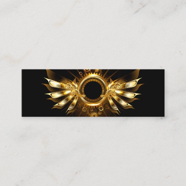 Carte D'appel Ailes steampunk (Devant)
